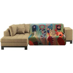 Dunne Fleecedeken - Plaid – kunst - 150 x 120 cm - Las Musas van Wassily Kandinsky