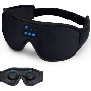Podec Bluetooth Slaapmasker - Voor Mannen en Vrouwen - Slaap Oogmasker - Ademende Stof