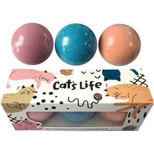 Cadeauset bad bruisballen katten - cats life