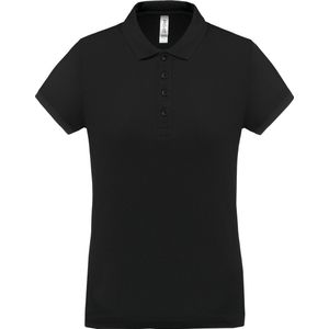 Damessportpolo 'Proact' met korte mouwen Black - S