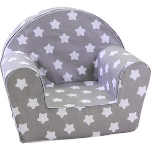 Kinderfauteuil Stars White - Kinderset Knorrtoys met Afbeeldingen van Sterren kinderzetel