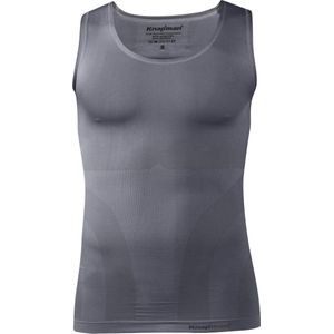 Knapman Zoned Compression Tanktop 2.0 Grijs | Figuur- en Houding Corrigerend Hemd voor Mannen | Maat L