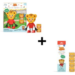 Glo Pals Daniel Tiger VOORDEEL SET - Light up cubes - Character + light up cubes
