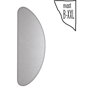 Leuke Strijkhoezen - Strijkplankhoes met Molton - Metallic Zilver - model D-vorm - Maat B-XXL