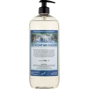 Douchegel No Scent No Colour 1 liter - met gratis pomp - Showergel