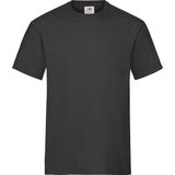 3-Pack Maat XL - T-shirts zwart heren - Ronde hals - 195 g/m2 - Ondershirt shirt - Zwarte katoenen shirts voor mannen
