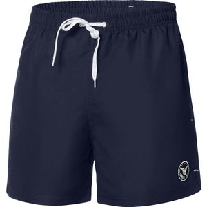 Ladeheid LA-LA40-198-SWS Heren Zwembroek - Zwemshorts - met zijzakken en achterzak - sneldrogend - met binnenslip van mesh - Koordsluiting - Polyester - Marineblauw - S