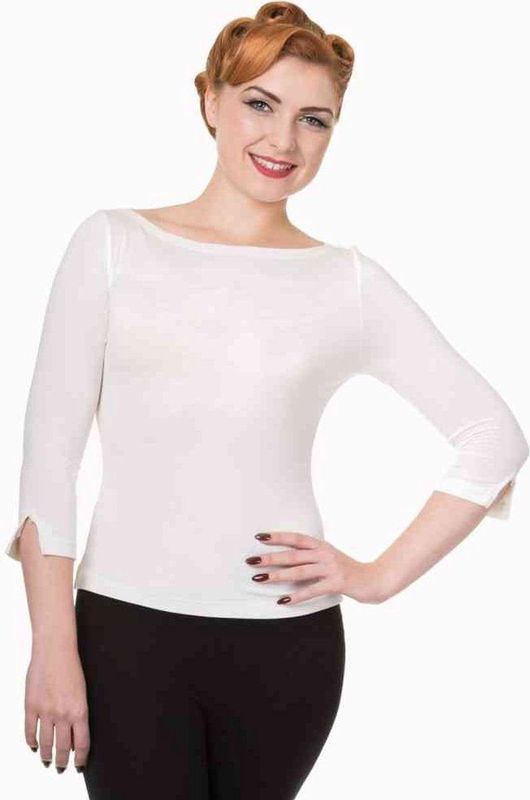 Dancing Days - MODERN LOVE Longsleeve top - XL - Wit