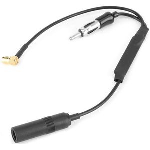 Connector radio-antenne 345 cm DAB-antenne splitteradapter 15-20 dB Gain - laag stroomverbruik - autoradio .