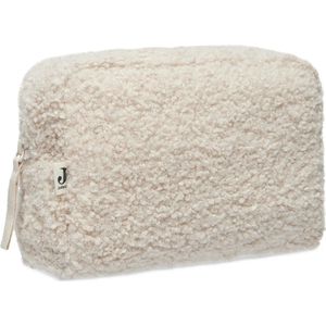 Jollein - Etui (Boucle - Naturel) - 100% Polyester - Luieretui, Baby Toilettas - 21x14cm