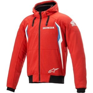 Alpinestars Honda Chrome V2 Sport Hoodie Bright Red Blue XL - Maat - Jas