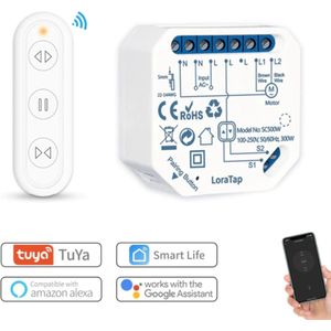 Slimme Rolluikschakelaar - Inbouw Module - App/RF - Wifi - Google Home