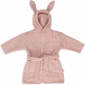 Jollein - Baby Badjas Badstof 3-4 Jaar - Badjas Kinderen met Capuchon - Wild Rose