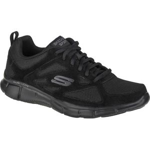 Skechers Equalizer 52748-BBK, Mannen, Zwart, Sneakers, maat: 46