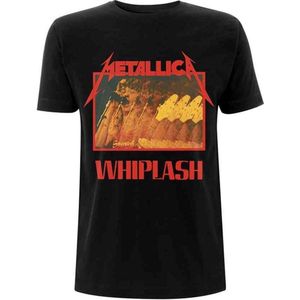 Metallica Heren Tshirt -L- Whiplash Zwart