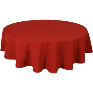 Home Direct Kwaliteit Rond Stof Tafelkleed Rond 140 cm, Rood