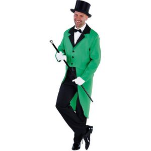 Gene Kelly Show Slipjas Groen Man | Small / Medium | Carnaval kostuum | Verkleedkleding