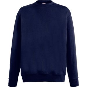 Fruit Of The Loom Heren Lichtgewicht Set-In Sweatshirt (Donker Marine)