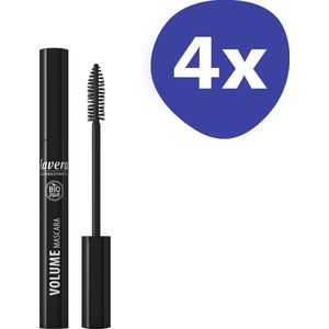 Lavera Volume Mascara Zwart (4x 6,5ml)