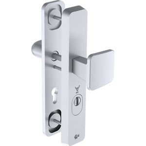 M&C Anti-Kerntrekbeslag Met Vaste Knop PC55 Aluminium