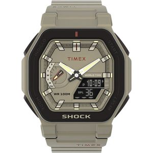 Timex Command Encounter TW2V35500 Horloge - Kunststof - Crème - Ø 45 mm