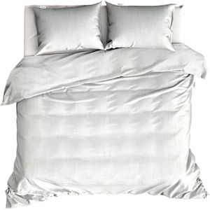 Linolux Dekbedovertrek Linen White Lits-jumeaux 260