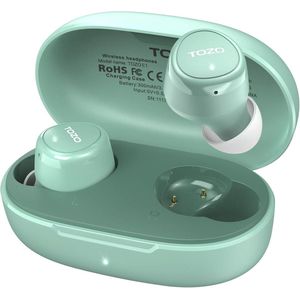 Draadloze Oordopjes met Ingebouwde Mic | Ergonomisch en Lichtgewicht | Bluetooth 5.3 | IPX6 Waterdicht | 30U Speeltijd en Premium Stereo Geluid