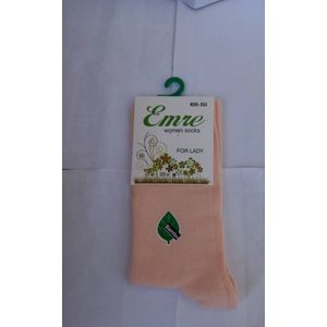 1 paar Bamboe Sokken - Bamboelo Sock - Maat 36/40 - Oranje - Naadloze Sokken - 80% Bamboe