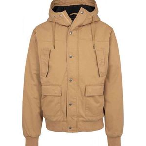 Urban Classics Jacke Hooded Cotton Jacket Camel-M