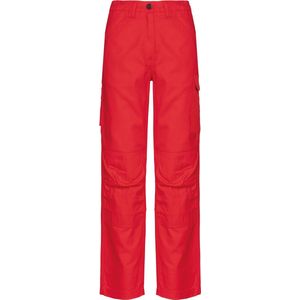 Broek Dames 34 NL (36 FR) WK. Designed To Work Red 60% Katoen, 40% Polyester