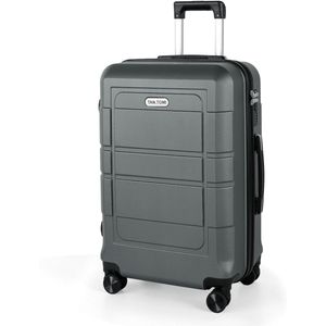 TAN.TOMI Reiskoffer 65L - Harde Koffer - Handbagage & Ruimbagage - Trolley Koffer met 4 Wielen en Cijferslot - Lichtgewicht & Stevig