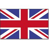 Vlag Verenigd Koninkrijk 90 x 150 cm feestartikelen - Union Jack - UK/Great Britain - Engeland/Groot Brittannië
