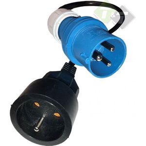 CEE verloop contrastekker - 230 Volt - 16 Ampere - 3 pen - CE keuring
