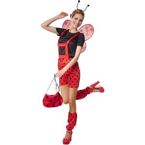 dressforfun - Marina lieveheersbeestje S - verkleedkleding kostuum halloween verkleden feestkleding carnavalskleding carnaval feestkledij partykleding - 302710