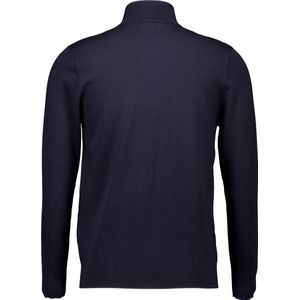 Profuomo - Half Zip Pullover Luxury Navy - Heren - Maat XL - Modern-fit