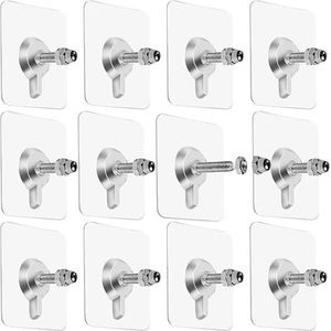 Zylo® Zelfklevende Spijker -Zelfklevende Tesa - Zelfklevende Spijker Tesa -‎6 x 1 x 6 cm - Zilver