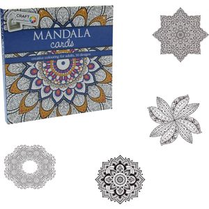 Mandala Cards Kleurboek Sensations Craft Blauw