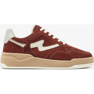 VIA VAI Sam Levi Sneakers - Leer - Bordeaux - Maat 41