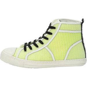 KUNOKA IGOR high-top sneaker fluo yellow - Sneakers Dames - maat 37 - Geel