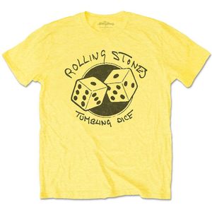 The Rolling Stones - Tumbling Dice Heren T-shirt - M - Geel