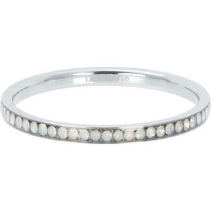 iXXXi Jewelery - Vulring - Zilerkleurig - Zirconia White Opal