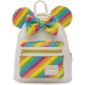 Disney - Rainbow Minnie - Backpack LoungeFly '23x26.5x11.5'