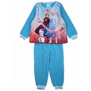 Frozen fleece pyjama - blauw - Elsa - Anna - Olaf - maat 98 - 3 jaar