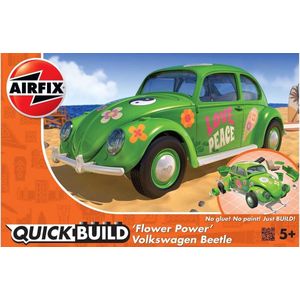 Airfix - Quickbuild Vw Beetle Flower-power (6/19) * - modelbouwsets, hobbybouwspeelgoed voor kinderen, modelverf en accessoires