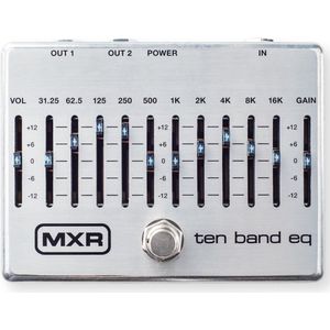MXR M108S Ten Band EQ - Equalizer voor gitaren