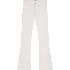 Meisjes jeans broek Lexi bootcut fit - Wit