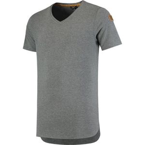 Tricorp 104003 T-Shirt Premium V Hals Heren - Stonemel - L