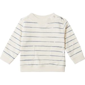 Noppies Baby Gestreepte Sweater Barrigton Wit/Blauw