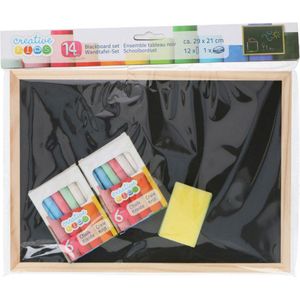 Creative Kids - Schoolbordset - Kinder Knutsel - 1 set - 29x21 cm
