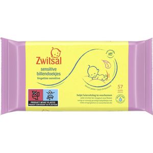 Zwitsal - Billendoekjes Sensitive - 1 x 57 - 57 babydoekjes